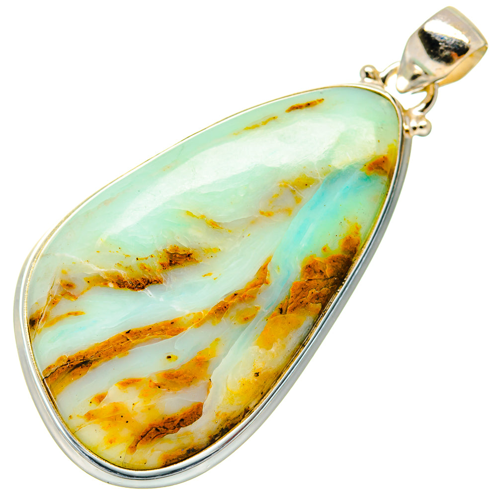 Peruvian Opal Pendants handcrafted by Ana Silver Co - PD19988