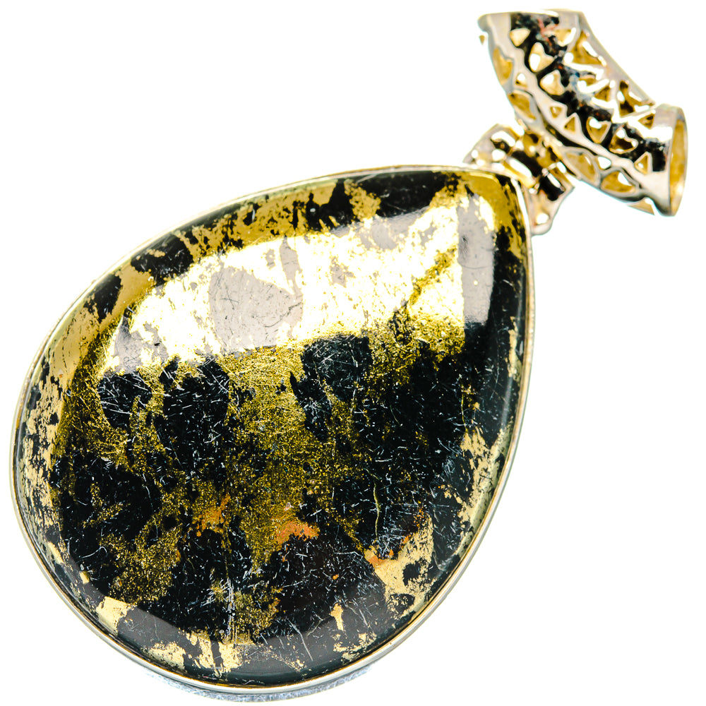 Pyrite Agate Pendants handcrafted by Ana Silver Co - PD19994