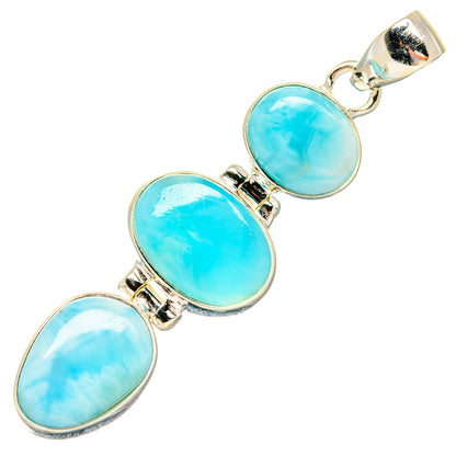 Larimar Pendants handcrafted by Ana Silver Co - PD20019