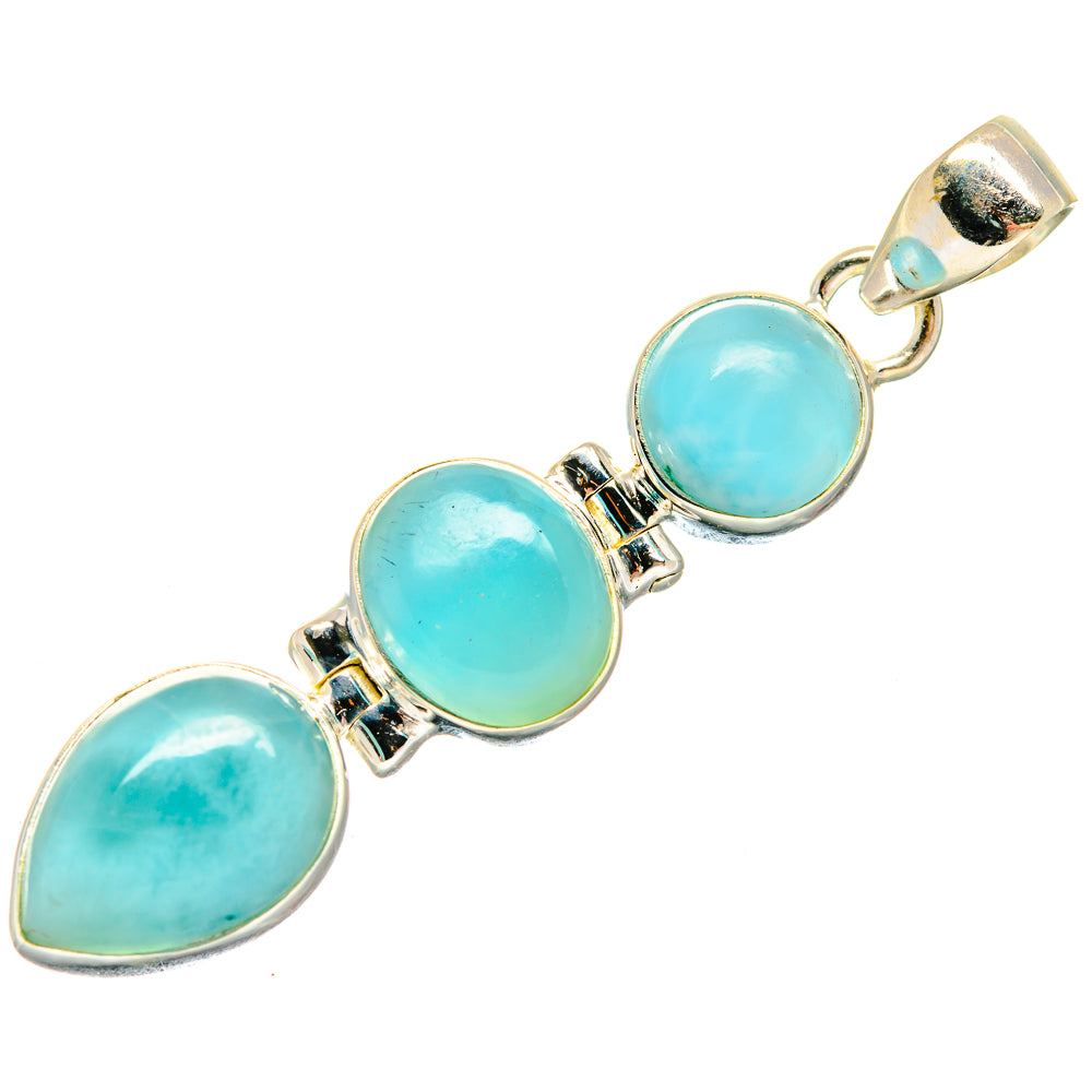 Larimar Pendants handcrafted by Ana Silver Co - PD20020