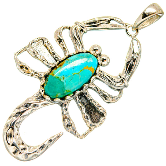 Chrysocolla Pendants handcrafted by Ana Silver Co - PD20037