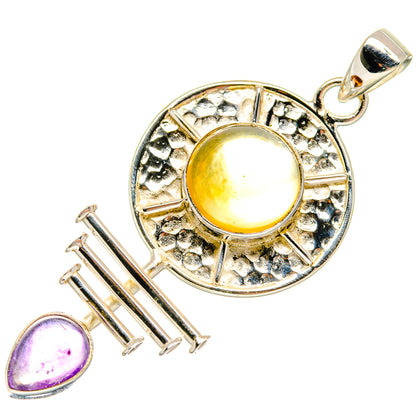 Citrine Pendants handcrafted by Ana Silver Co - PD20040