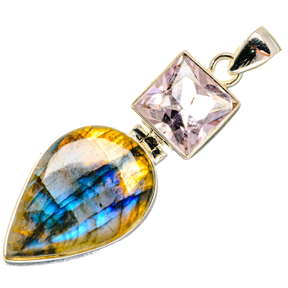 Labradorite Pendants handcrafted by Ana Silver Co - PD20051