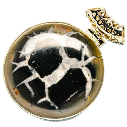Septarian Geode Pendants handcrafted by Ana Silver Co - PD20059