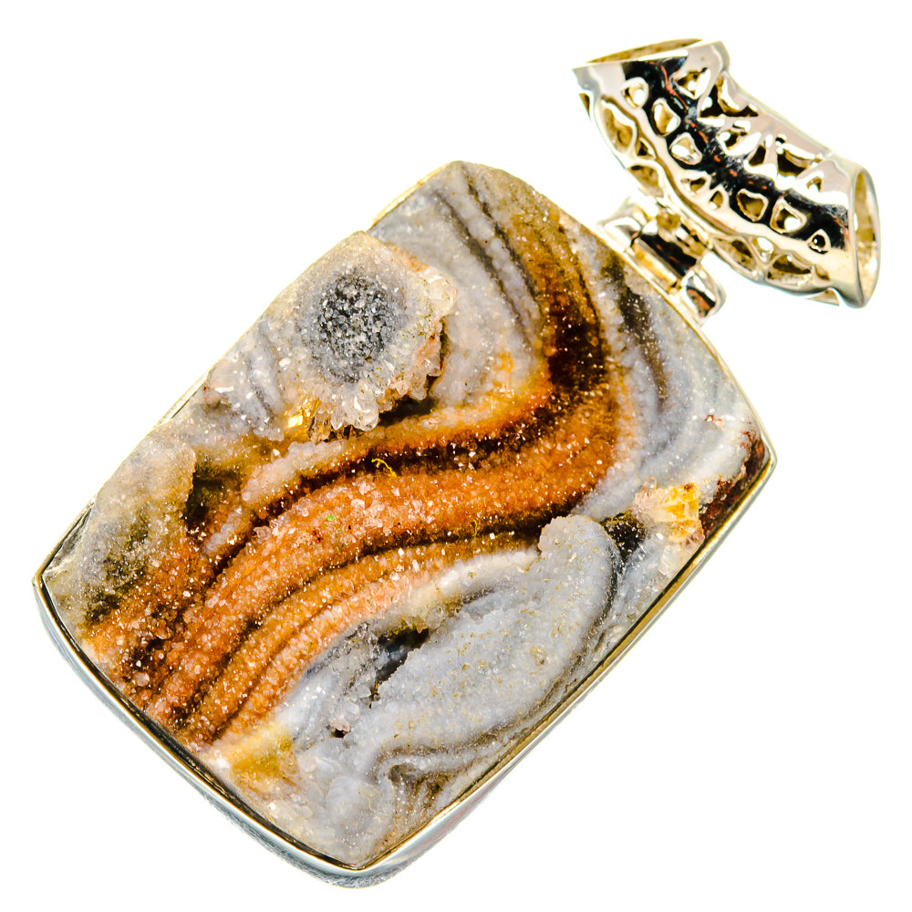 Desert Druzy Pendants handcrafted by Ana Silver Co - PD20063