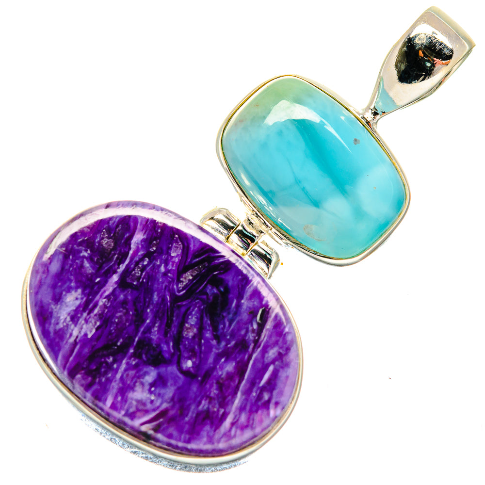 Charoite Pendants handcrafted by Ana Silver Co - PD20079