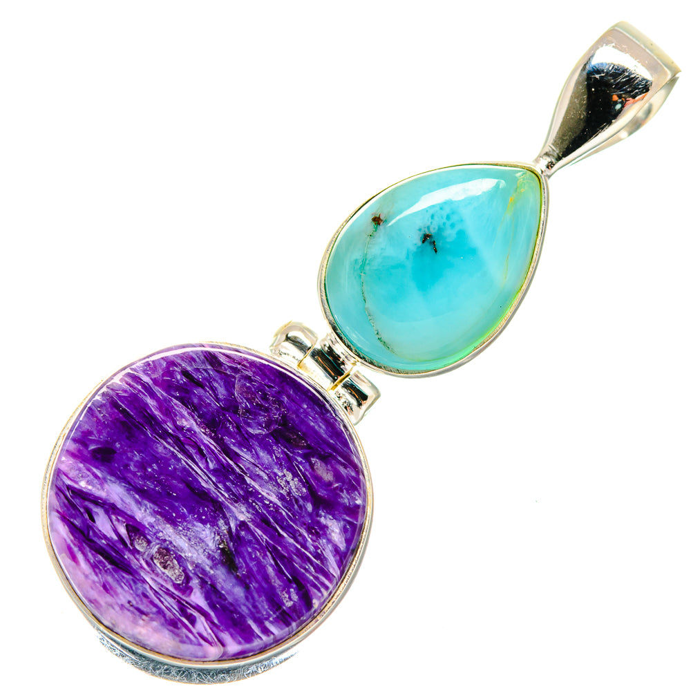 Charoite Pendants handcrafted by Ana Silver Co - PD20080