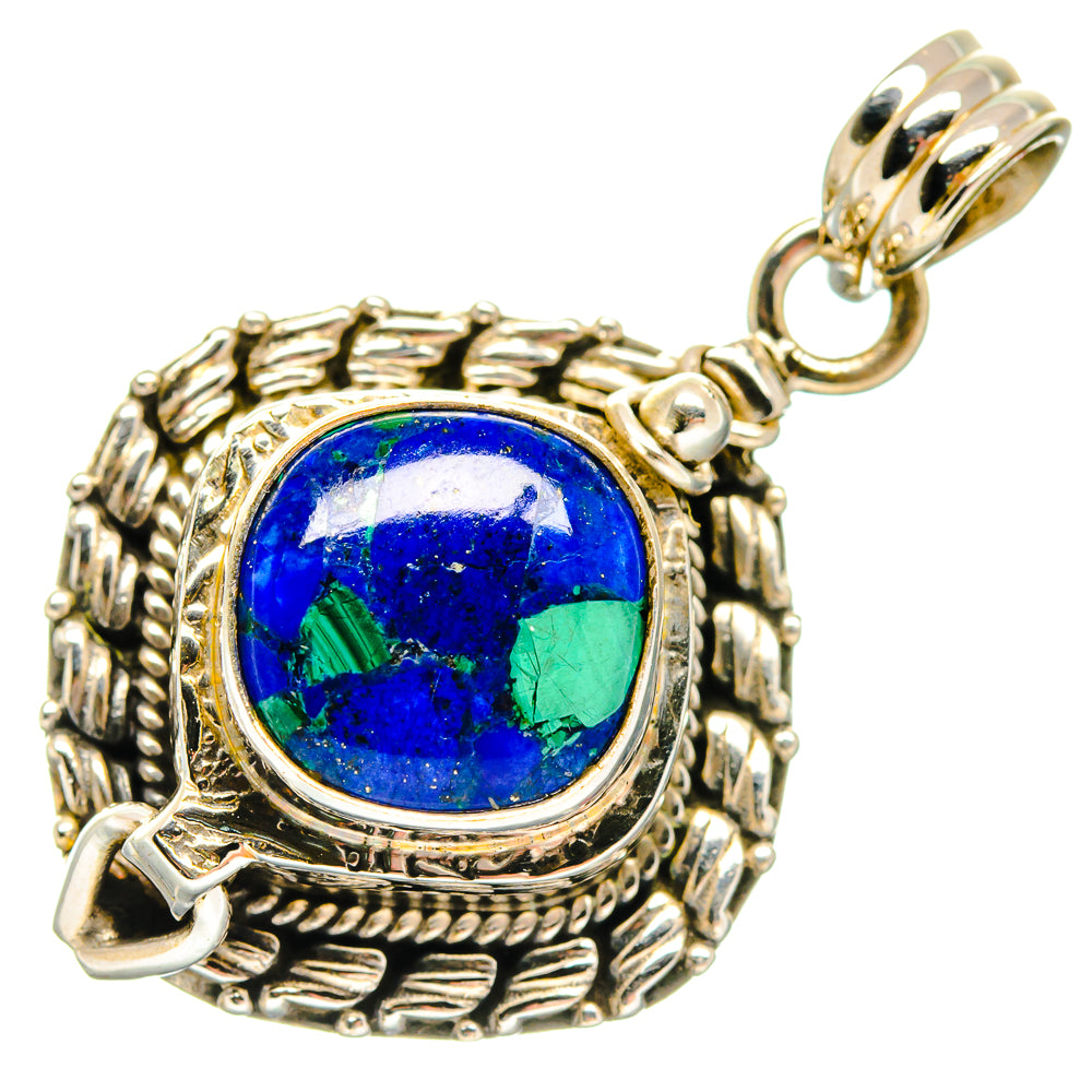 Azurite Pendants handcrafted by Ana Silver Co - PD20092