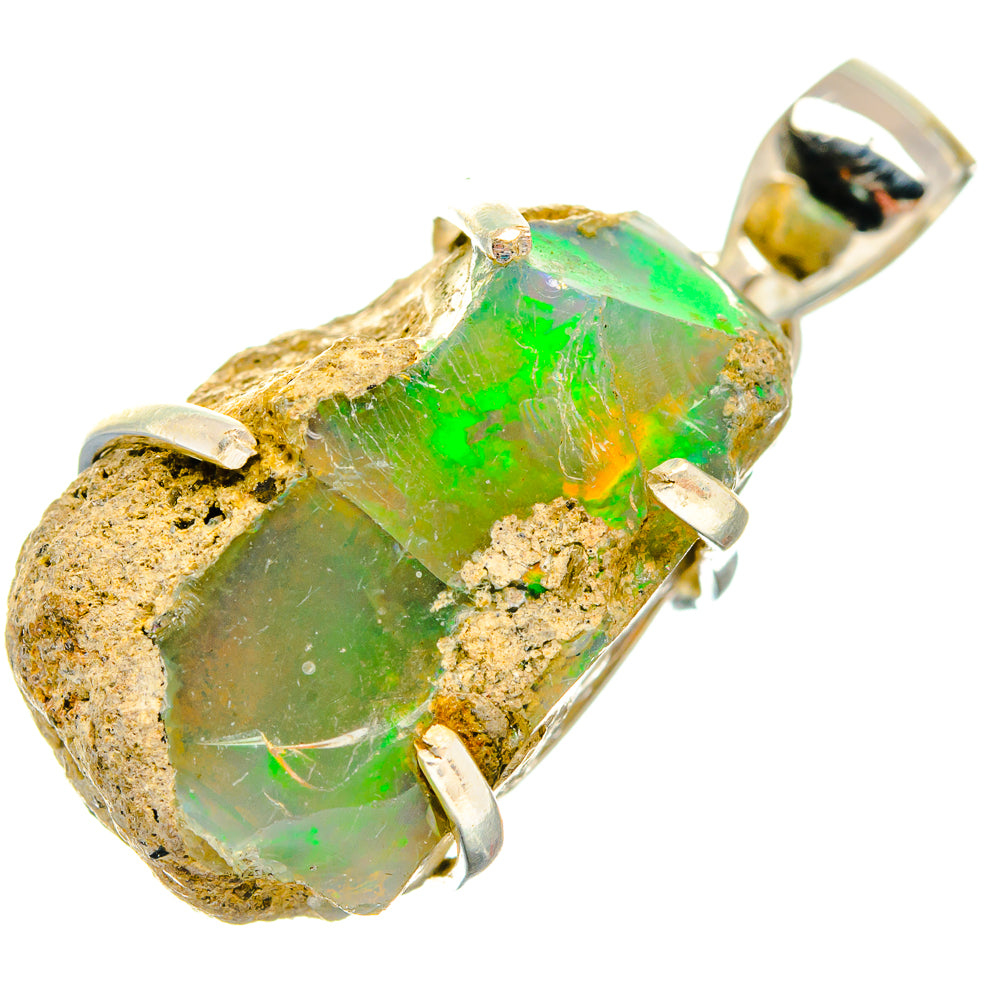 Ethiopian Opal Pendants handcrafted by Ana Silver Co - PD20125