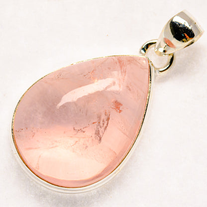 Rose Quartz Pendants handcrafted by Ana Silver Co - PD20130