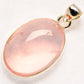 Rose Quartz Pendants handcrafted by Ana Silver Co - PD20131