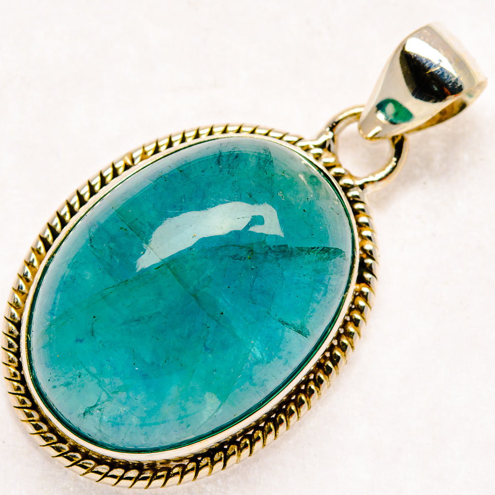 Aquamarine Pendants handcrafted by Ana Silver Co - PD20132