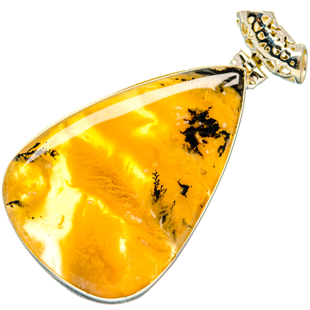 Plume Agate Pendants handcrafted by Ana Silver Co - PD20139