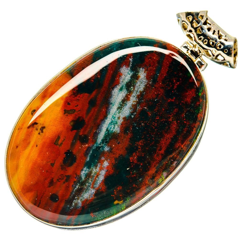 Bloodstone Pendants handcrafted by Ana Silver Co - PD20143