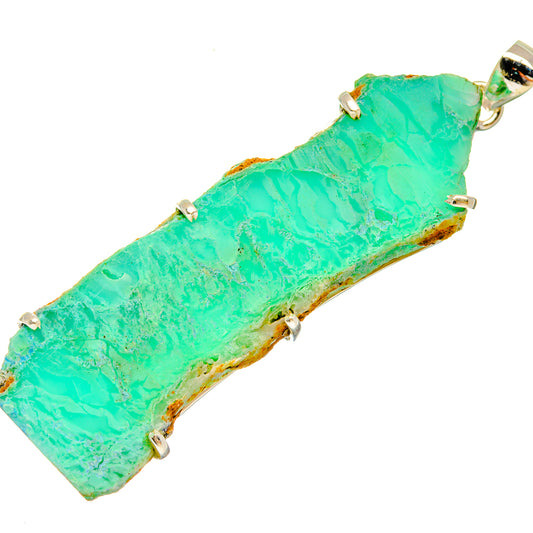 Chrysoprase Pendants handcrafted by Ana Silver Co - PD20150