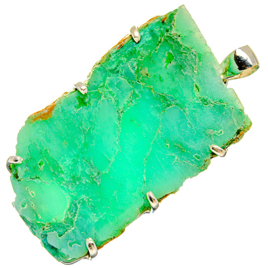 Chrysoprase Pendants handcrafted by Ana Silver Co - PD20151