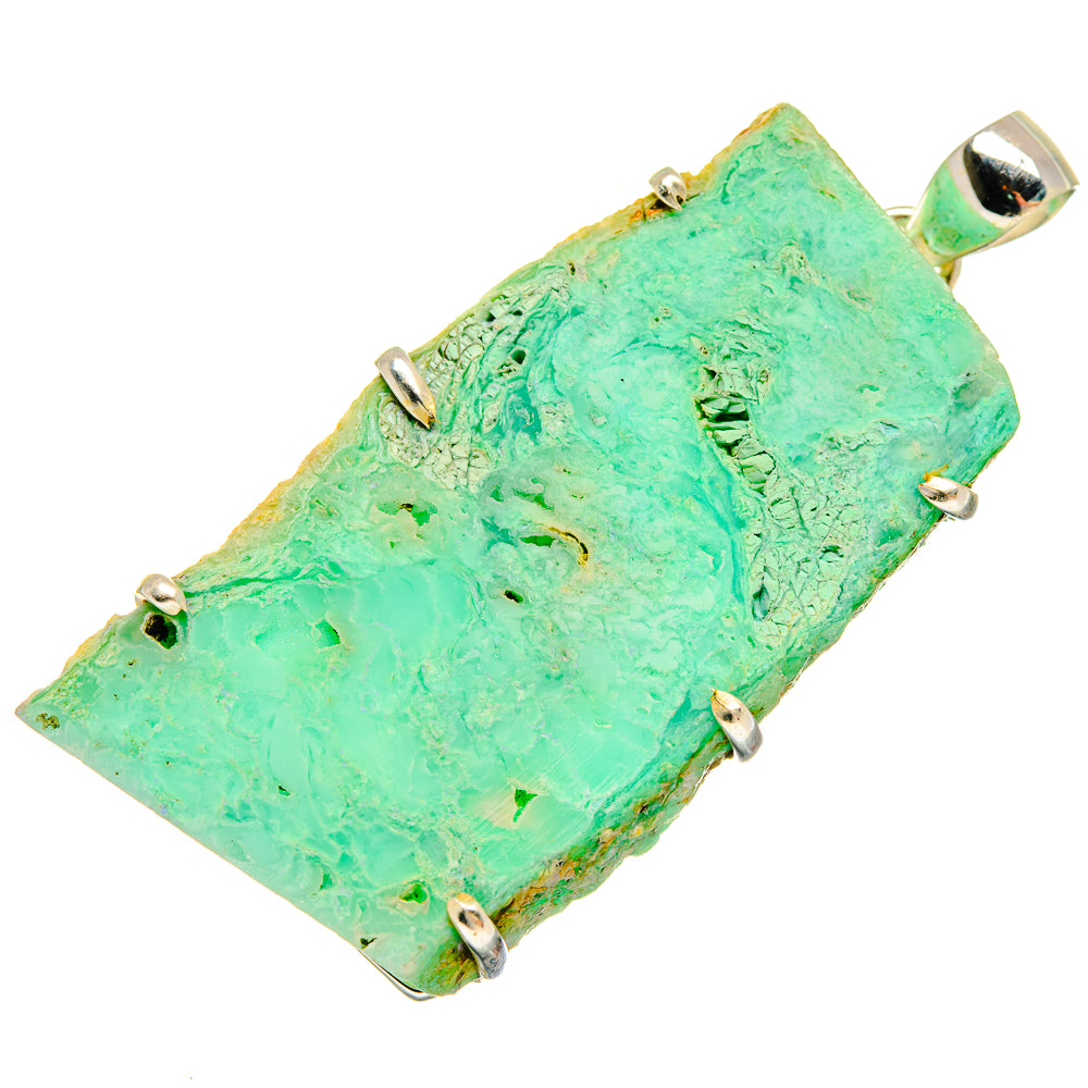 Chrysoprase Pendants handcrafted by Ana Silver Co - PD20153