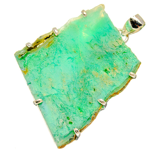 Chrysoprase Pendants handcrafted by Ana Silver Co - PD20154