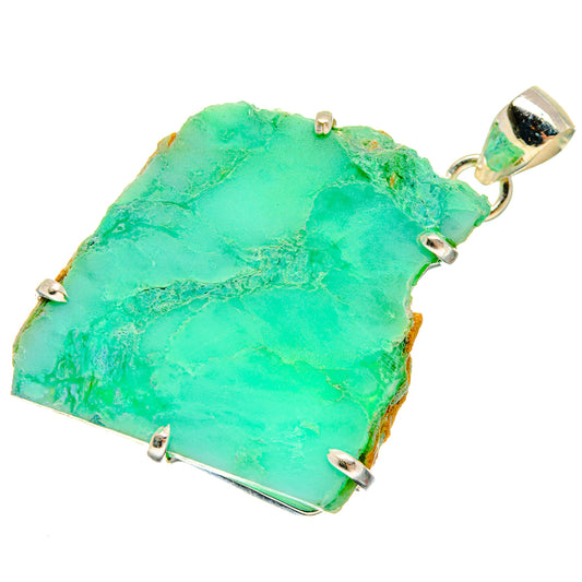 Chrysoprase Pendants handcrafted by Ana Silver Co - PD20157
