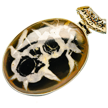 Septarian Geode Pendants handcrafted by Ana Silver Co - PD20163