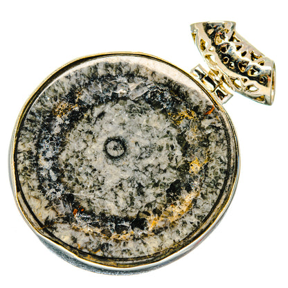 Moroccan Goniatite Fossil Pendants handcrafted by Ana Silver Co - PD20168