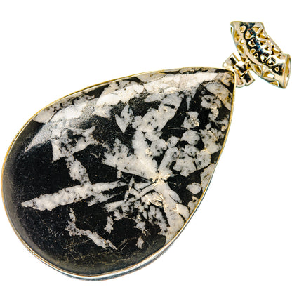 Chrysanthemum Stone Pendants handcrafted by Ana Silver Co - PD20181