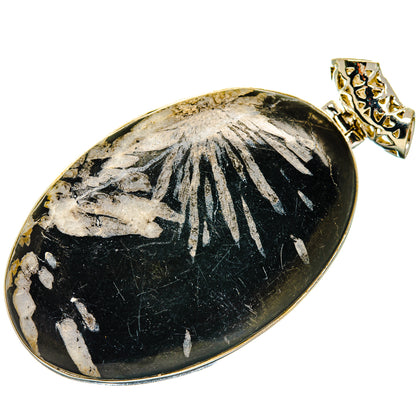 Chrysanthemum Stone Pendants handcrafted by Ana Silver Co - PD20182