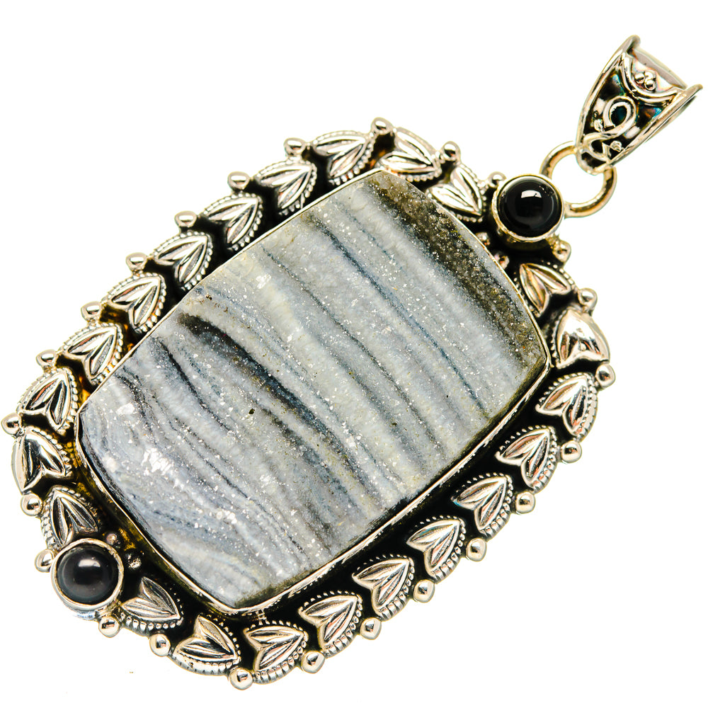 Desert Druzy Pendants handcrafted by Ana Silver Co - PD20201