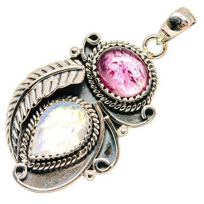 Rainbow Moonstone Pendants handcrafted by Ana Silver Co - PD20209