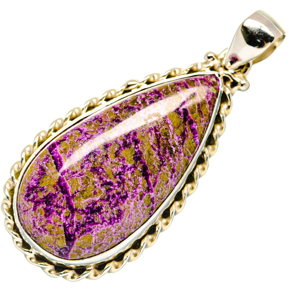 Stichtite Pendants handcrafted by Ana Silver Co - PD20218