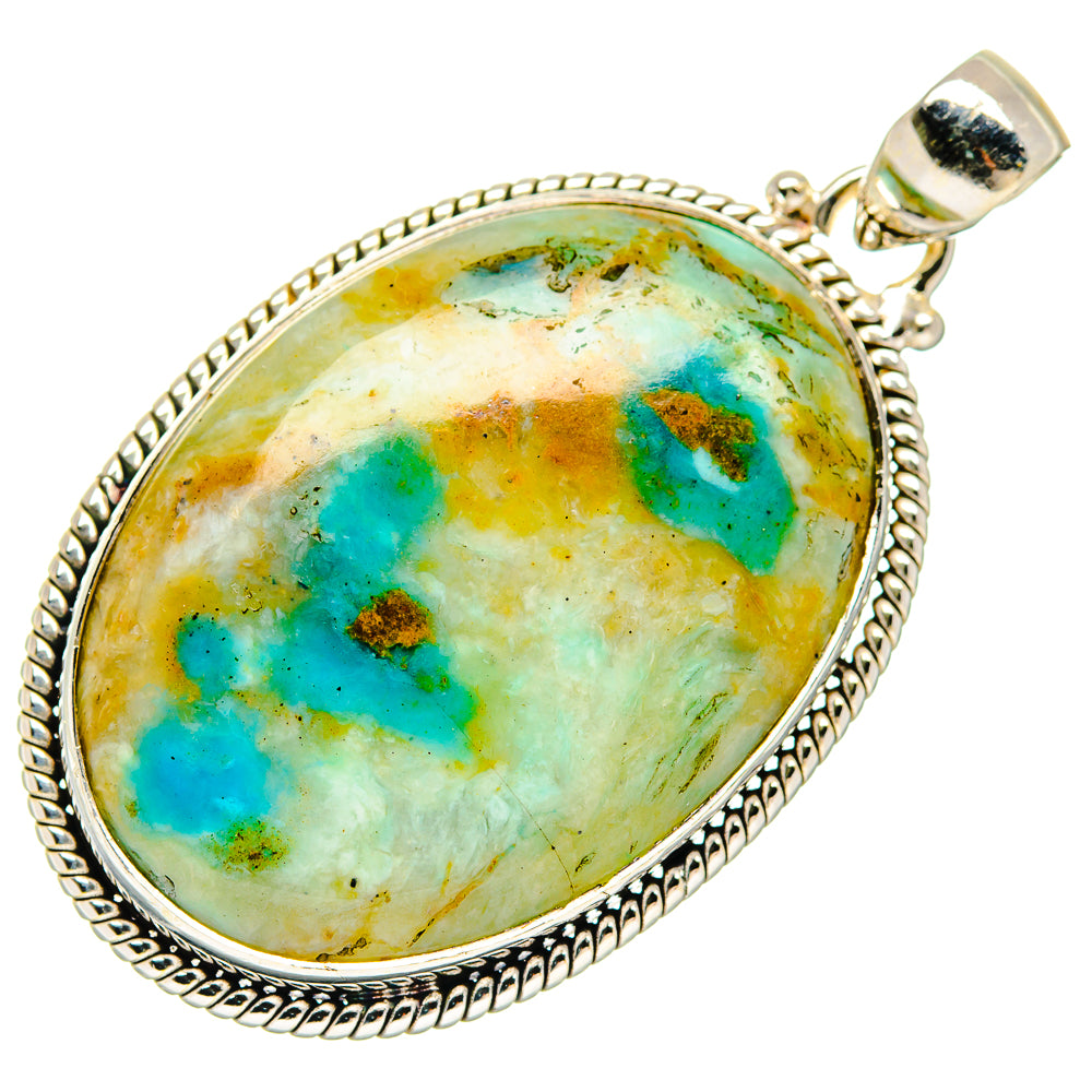 Peruvian Opal Pendants handcrafted by Ana Silver Co - PD20236