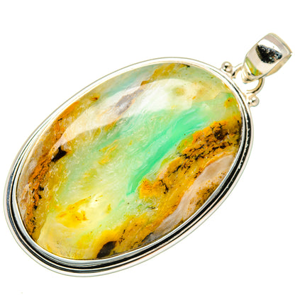 Peruvian Opal Pendants handcrafted by Ana Silver Co - PD20237