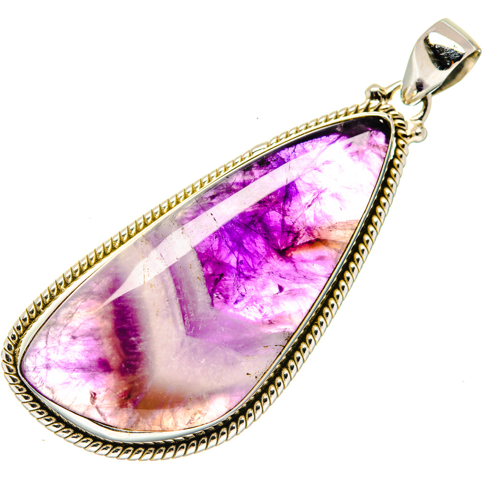 Chevron Amethyst Pendants handcrafted by Ana Silver Co - PD20246