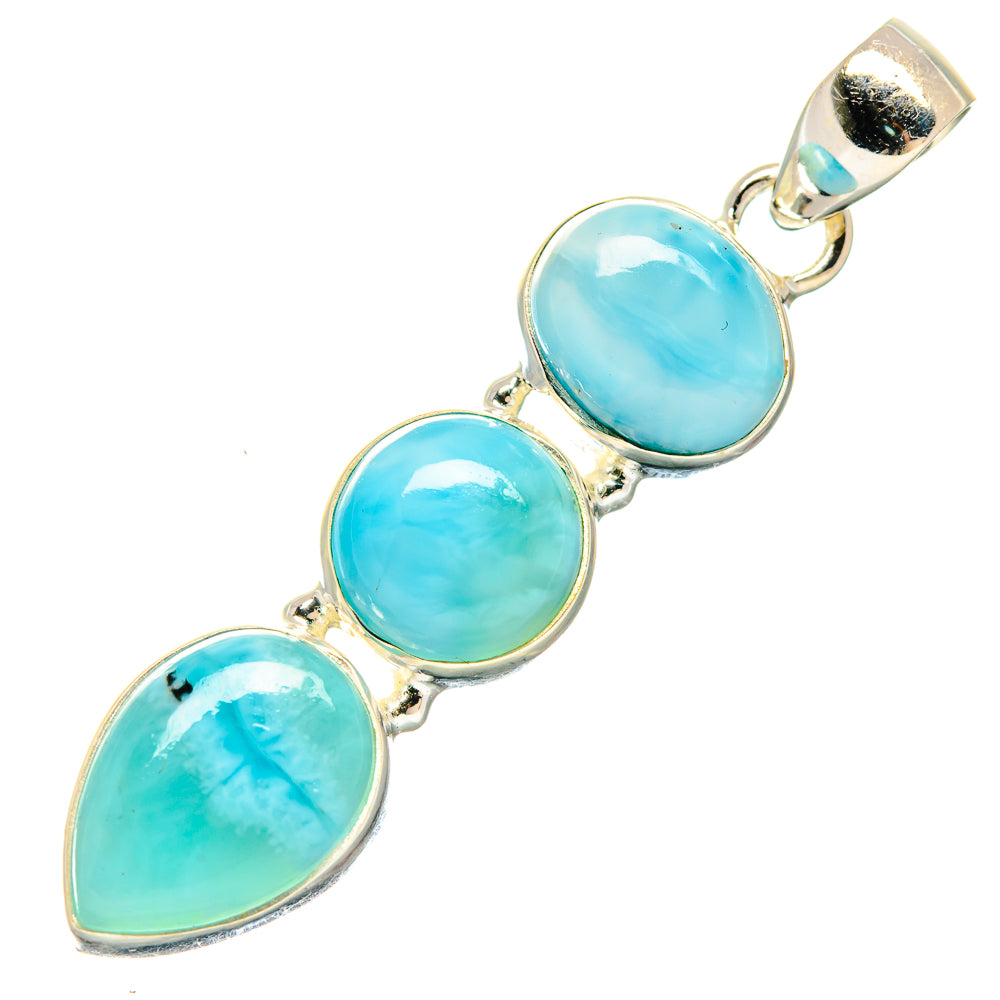 Larimar Pendants handcrafted by Ana Silver Co - PD20247