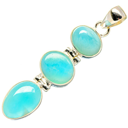 Larimar Pendants handcrafted by Ana Silver Co - PD20248