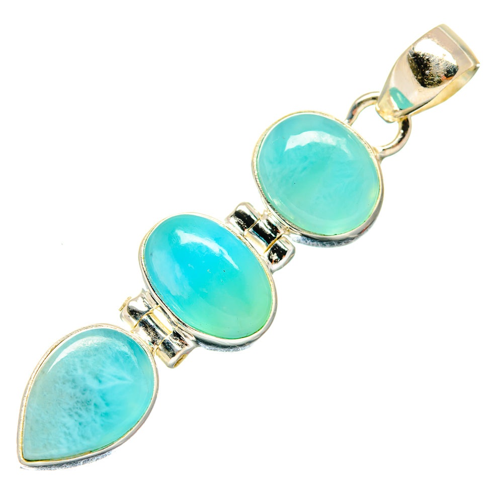 Larimar Pendants handcrafted by Ana Silver Co - PD20253