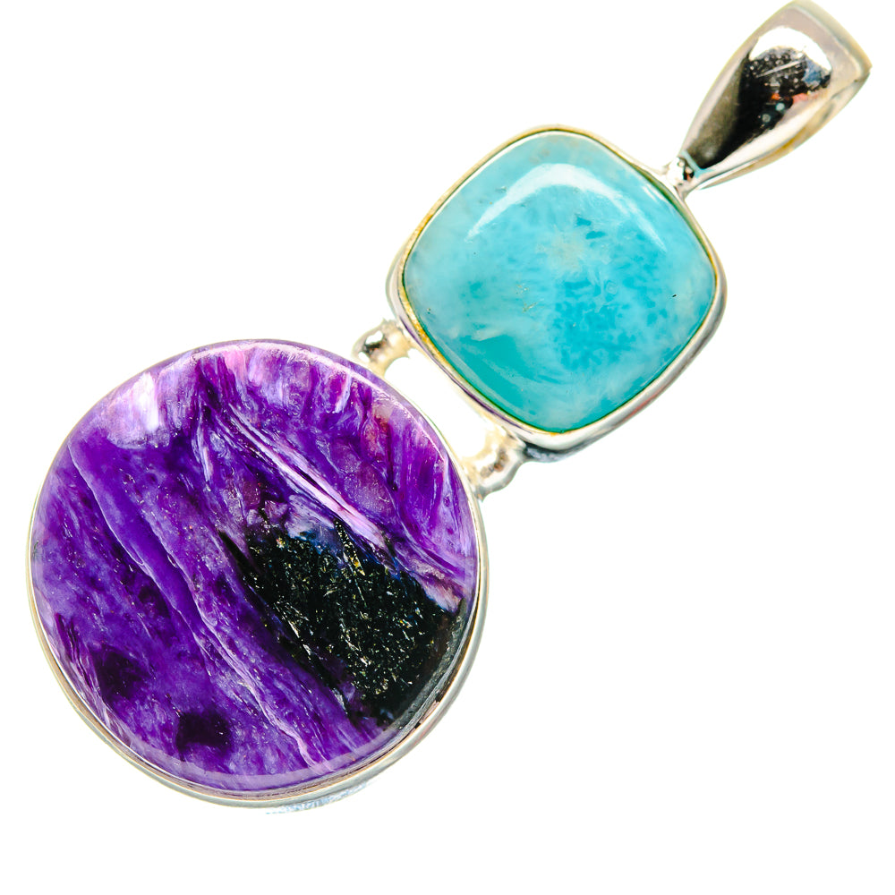 Charoite Pendants handcrafted by Ana Silver Co - PD20255