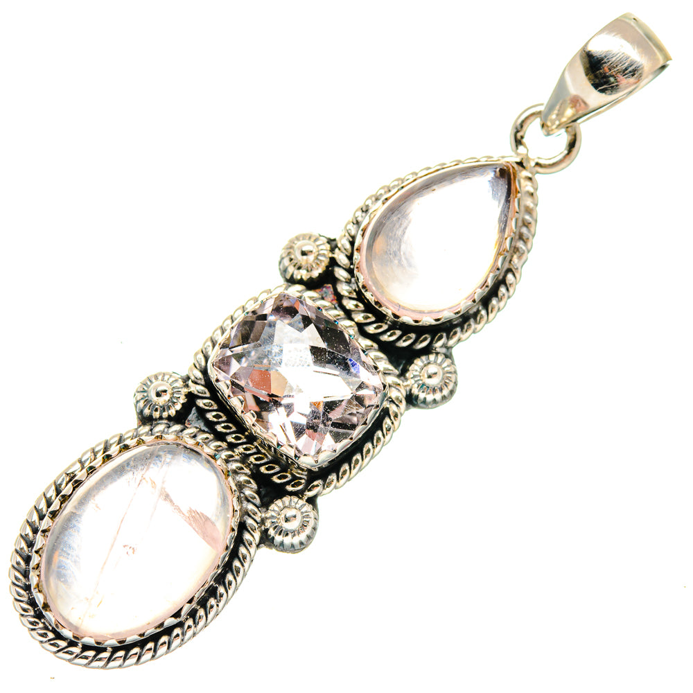 Rainbow Moonstone Pendants handcrafted by Ana Silver Co - PD20271