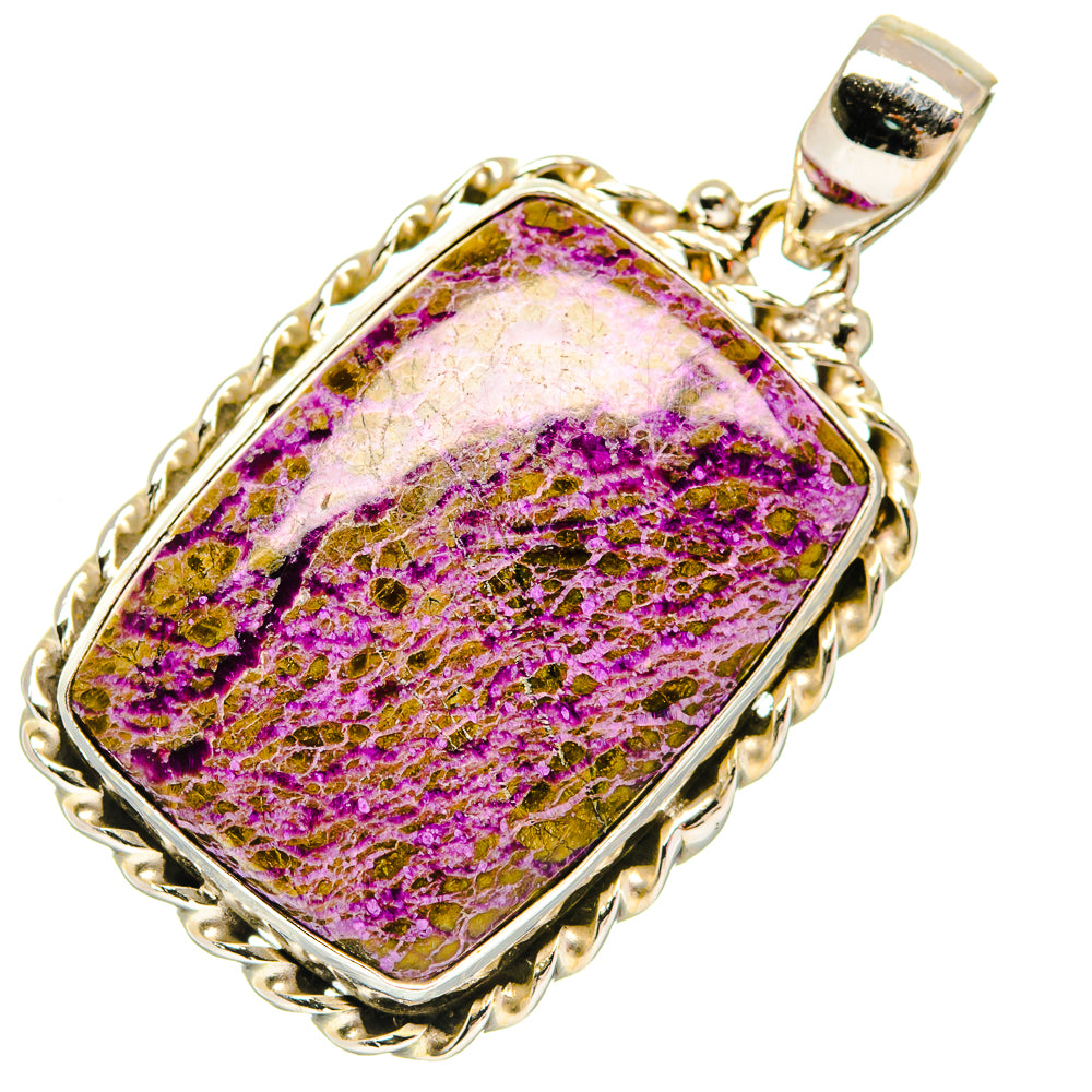 Stichtite Pendants handcrafted by Ana Silver Co - PD20274 - Photo 2
