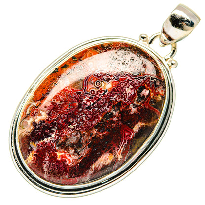 Moroccan Agate Pendants handcrafted by Ana Silver Co - PD20283 - Photo 2