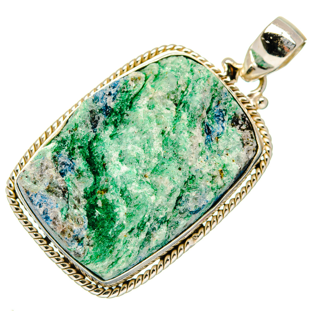 Chrysoprase Pendants handcrafted by Ana Silver Co - PD20284