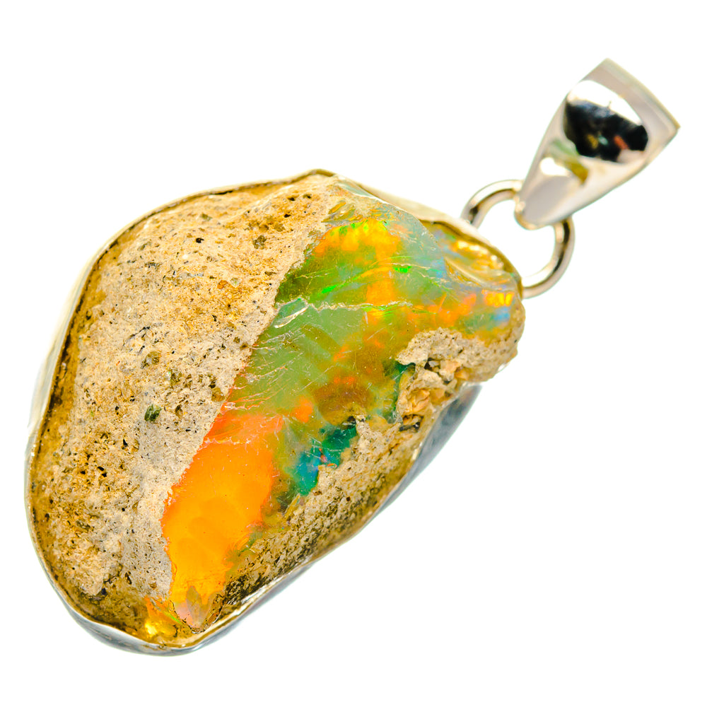Ethiopian Opal Pendants handcrafted by Ana Silver Co - PD20286
