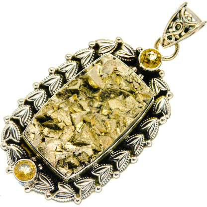 Pyrite Pendants handcrafted by Ana Silver Co - PD20306