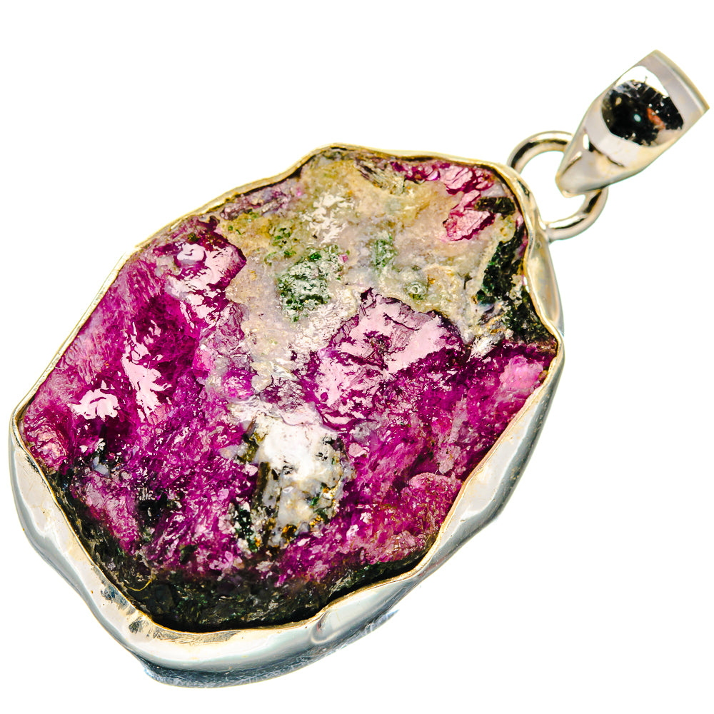 Ruby Fuchsite Pendants handcrafted by Ana Silver Co - PD20313
