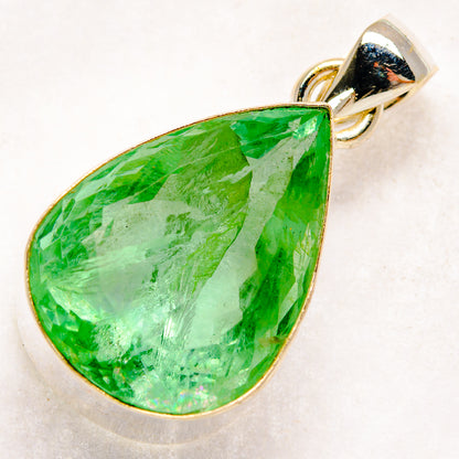 Green Fluorite Pendants handcrafted by Ana Silver Co - PD20323