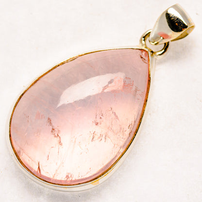 Rose Quartz Pendants handcrafted by Ana Silver Co - PD20325