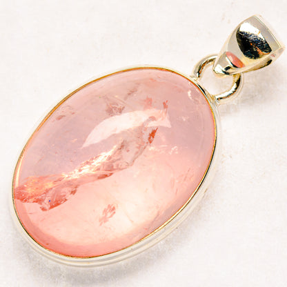 Rose Quartz Pendants handcrafted by Ana Silver Co - PD20326 - Photo 2