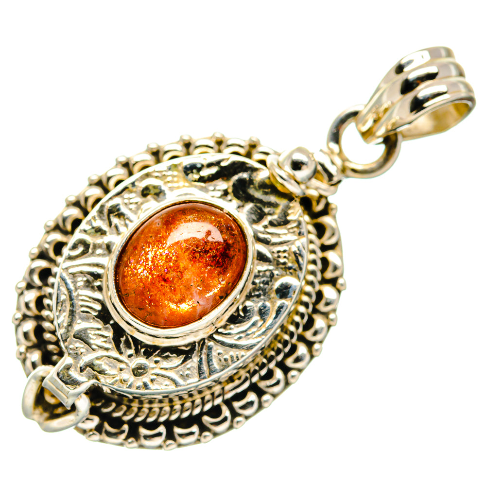 Sunstone Pendants handcrafted by Ana Silver Co - PD20341