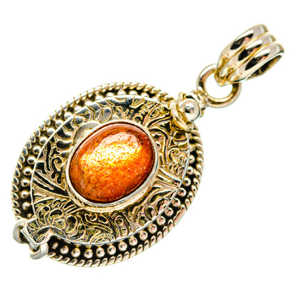 Sunstone Pendants handcrafted by Ana Silver Co - PD20348