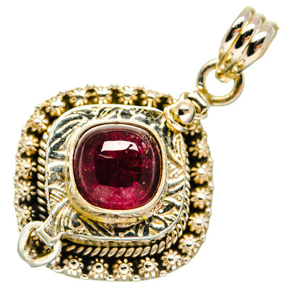 Pink Tourmaline Pendants handcrafted by Ana Silver Co - PD20351